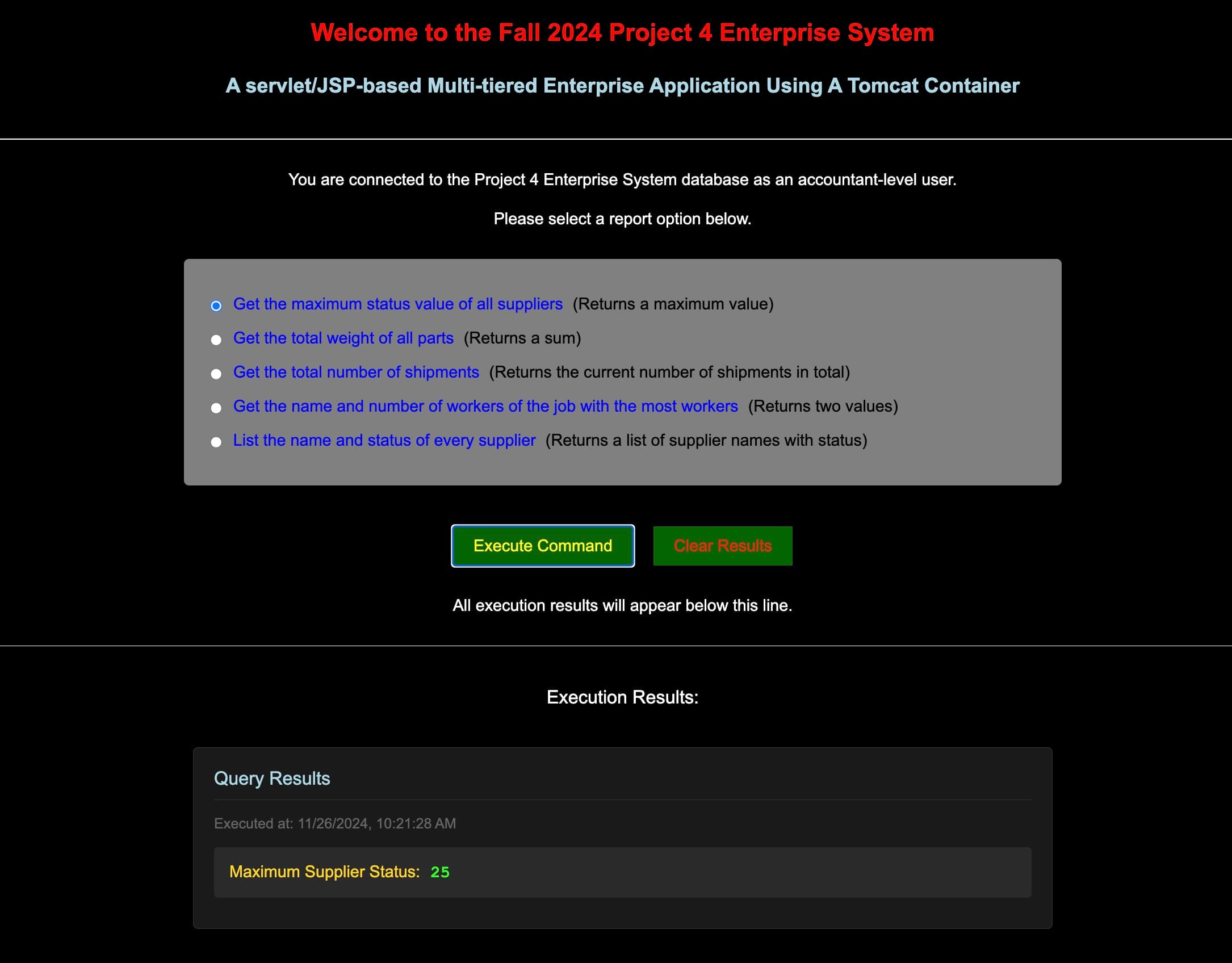 3-tier distributed Enterprise system